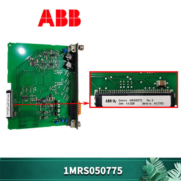 1MRS050775 ABB 元件板