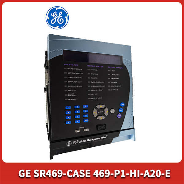 GE SR469-CASE-469-P1-HI-A20-E